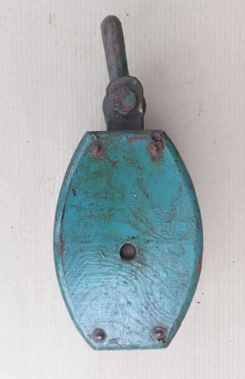 Vintage Wooden double Pulley. OLD