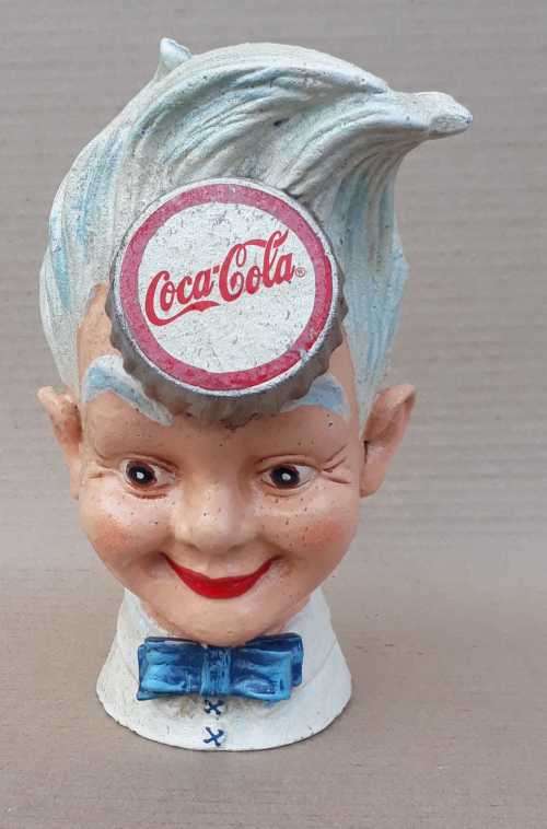 Coca-cola. Sprite boy Cast iron Money  bank