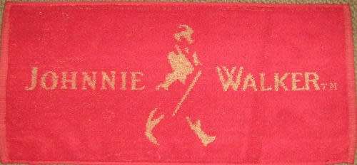Johnnie Walker whisky Bar towel