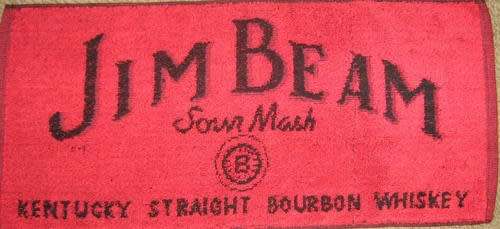 Jim Beam bar towel