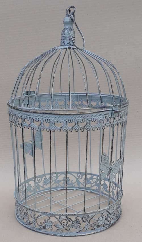 Garden. Hanging bird cage