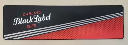 Carling black label bar mat, wetstop/ bar runner