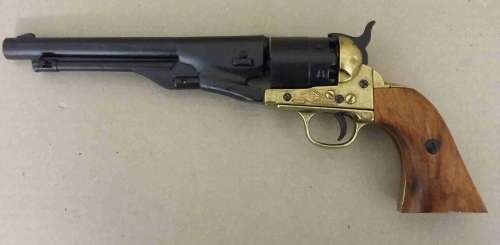 American Civil War Army revolver. Non functional replica, designed by S. Colt, USA 1860 pistol