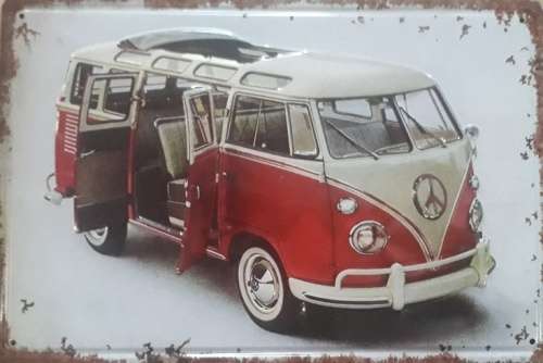 Combi Embossed Metal Sign