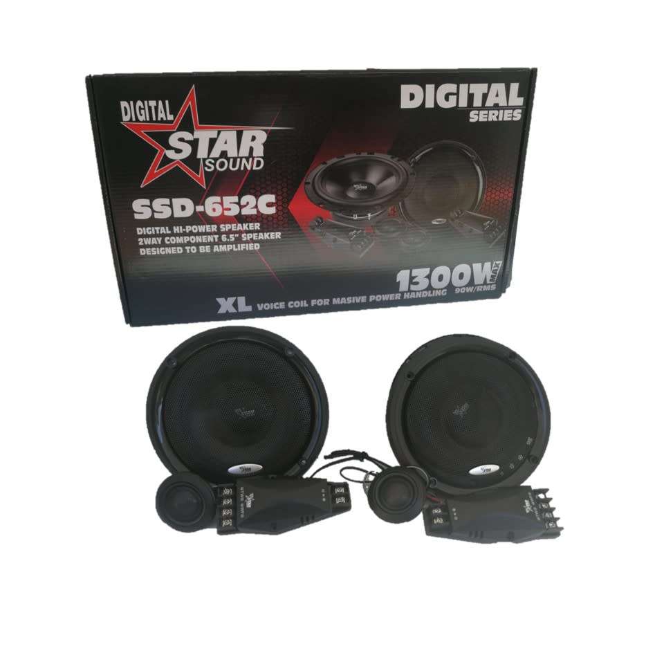 STARSOUND DIGITAL SSD-652C 6.5`` 2-WAY COMPONENT SPEAKER