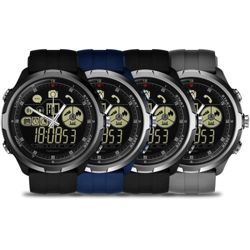 2019 Zeblaze VIBE 4 HYBRID 50m Waterproof 1.24" Mechanical Full View Smart Watch