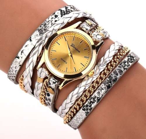 Wrap Chain Bracelet Watch | Assorted colours