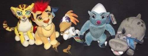 LION GUARD Plush toys-Kion,Besthe, Bunga, Ono and Fuli