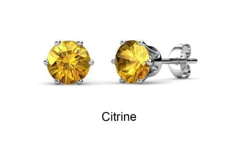 Swarovski Element Earrings in a Macaroon Case | 8 Colours