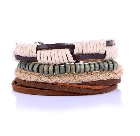 Stacked Leather Bracelets | 14 Styles