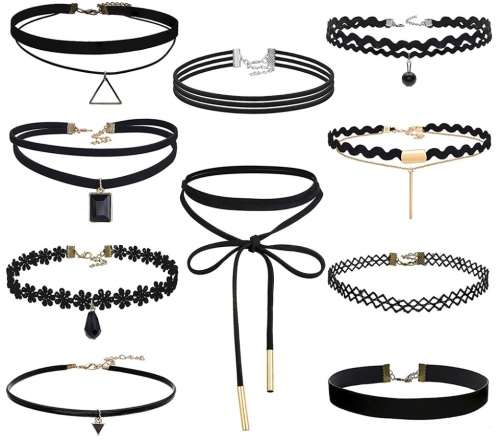10 Piece Choker Necklace Set