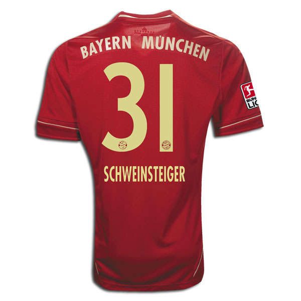 BAYERN MUNICH HOME LARGE SCHWEINSTEIGER