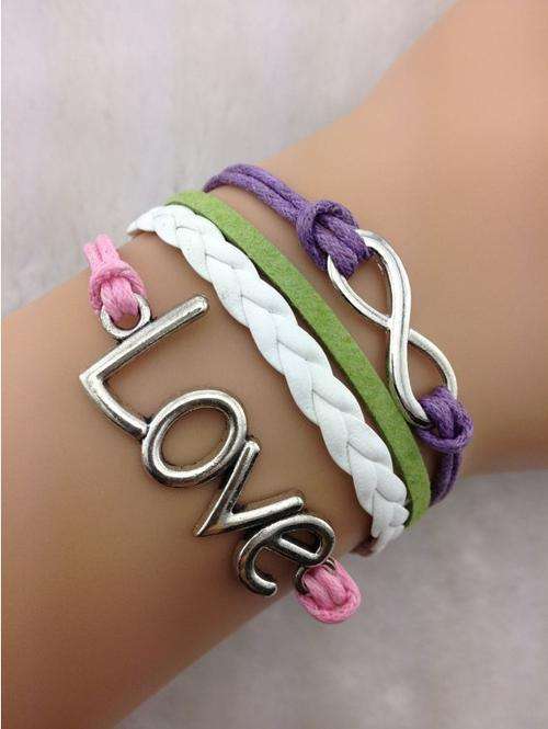 Bracelet- Infinity and love