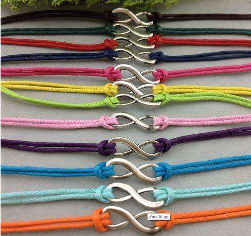 Bracelet- Infinity various colours