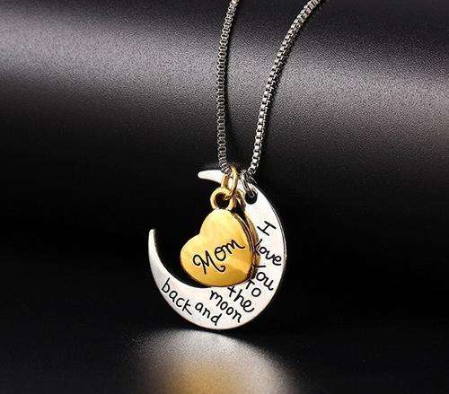 Stunning "I love you to the moon and back" range of necklaces