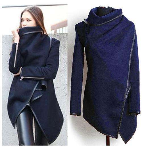 STUNNING LIGHT WOOL WRAP JACKET S,M,L,XL,XXL,3XL