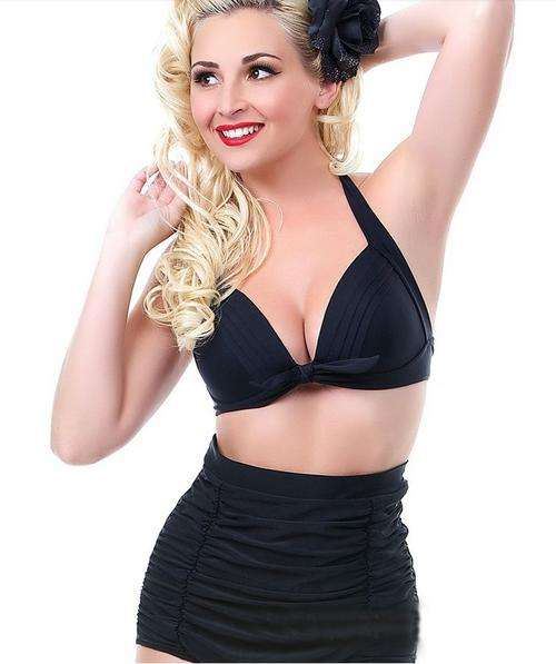 RETRO HIGH WAIST BIKINI - IN STOCK