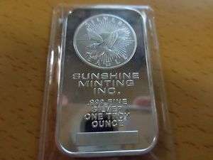Sunshine Mint 1oz 999 Bullion Bars