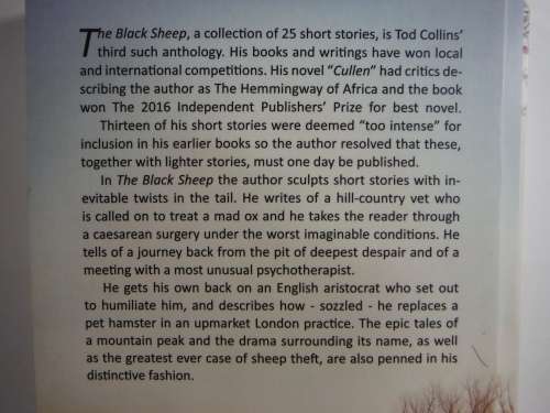 The Black Sheep : Short Stories - Tod Collins