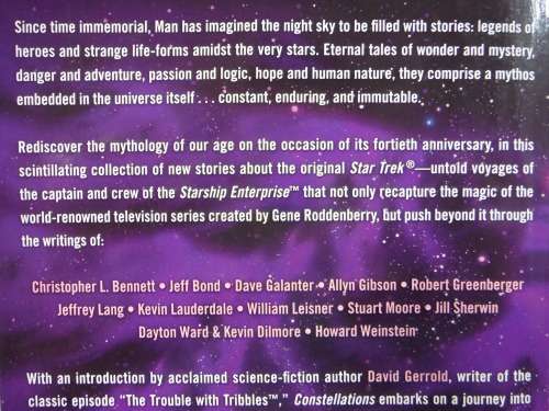 Star Trek Constellations : Edited by Marco Palmieri - Celebrating 40 Years of Star Trek