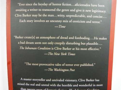 The Inhuman Condition - Clive Barker
