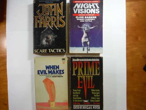 A Lot of 4 Horror Anthologies - Paperback