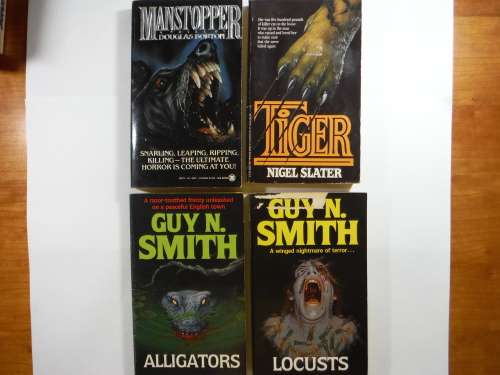 A Lot of 4 Horror Novels - Paperbacks