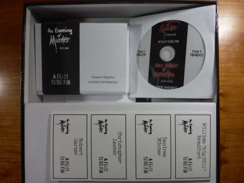 An Evening of Murder : A Feast to Die For - Party Game for Eight Adults