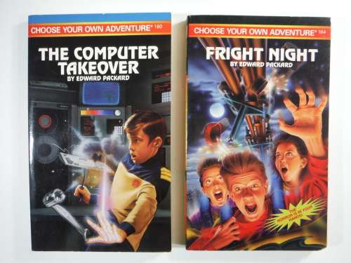 A lot of Two- Choose your own Adventure (Fright Night & The Computer Takeover) by EDWARD PACKARD