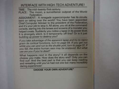 A lot of Two- Choose your own Adventure (Fright Night & The Computer Takeover) by EDWARD PACKARD