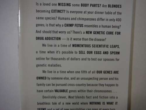 Next - Michael Crichton (HARDCOVER)