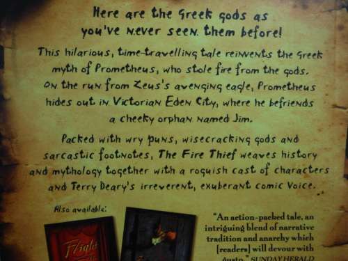 The Fire Thief - Paperback - Terry Deary ( Book 1 of The Fire Thief) Sci-Fi