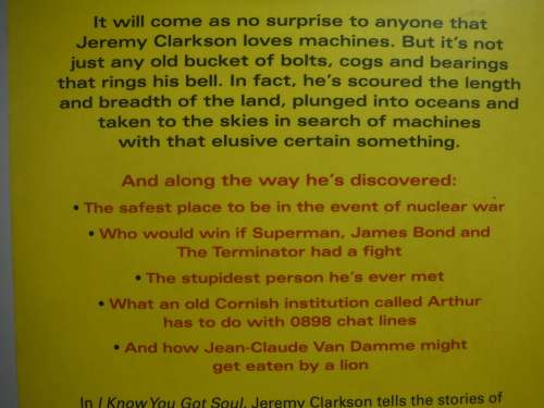 I know you got Soul - Paperback - Jeremy Clarkson