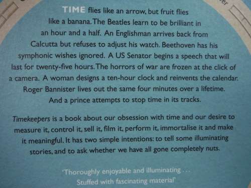 Timekeepers - Paperback - Simon Garfield