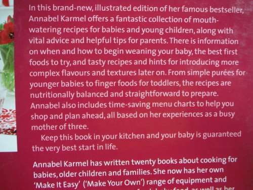 New Complete Baby and Toddler Meal Planner - Hardcover - Annabel Karmel