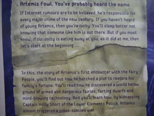 Artemis Fowl - Eoin Colfer,