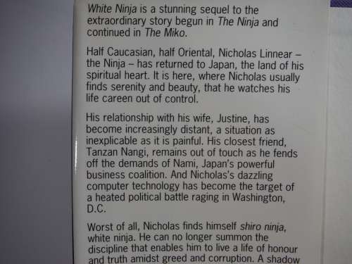 White Ninja - Hardcover - Eric Van Lustbader