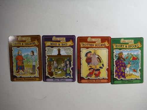 Horrible Histories Wild `n Wicked Card Collection in Metal Tin-  208 Cards