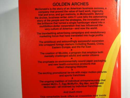 McDonald`s Behind The Arches- John F.Love