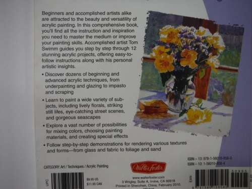 Acrylic Paintings Step by Step by Tom Swimm