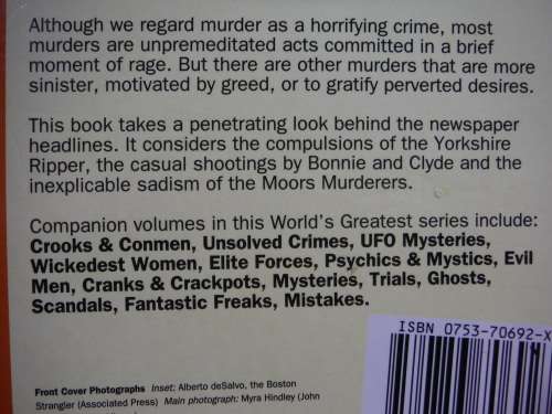 A lot of 4 World Greatest: Serieal Killers , Secrets, Ghost and Most Infamoust Murders