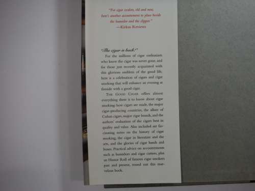 The Good Cigar: A Celebration of the Art of Cigar Smoking by H. Paul Jeffers and Kevin Gordon