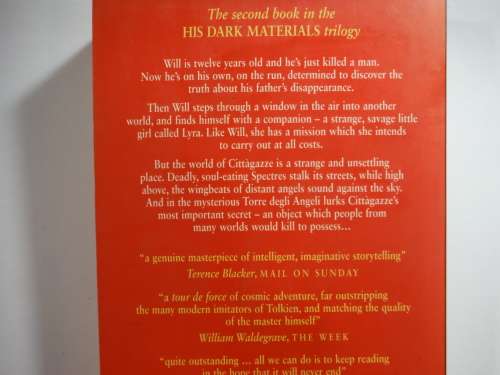 The Subtle Knife - Philip Pullman ( Fantasy Novel)