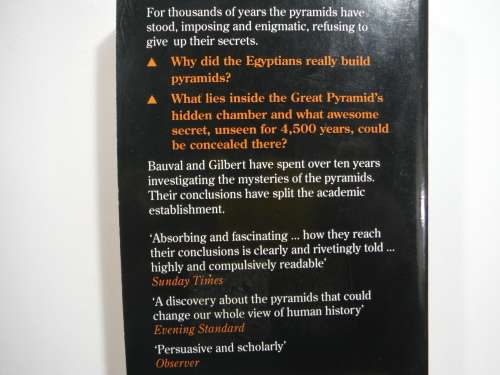 The Orion Mystery- Robert Bauval and Adrian Gilbert