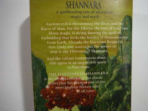 The Elfstones Of Shannara- Terry Brooks: Volume Two Of The Shannara Series.