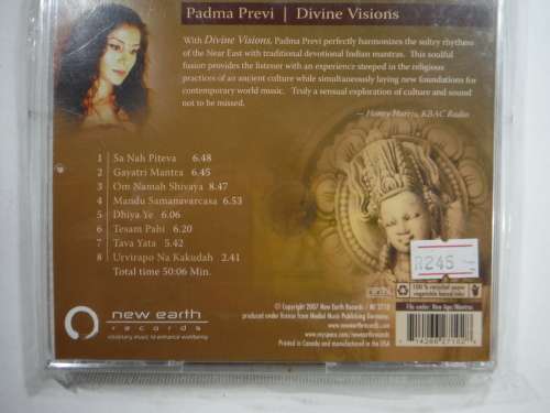 Divine Visions - Padma Previ - Audio CD