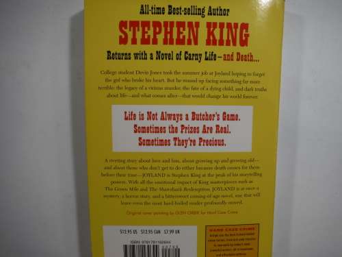 JoyLand- Stephen King (Softcover)