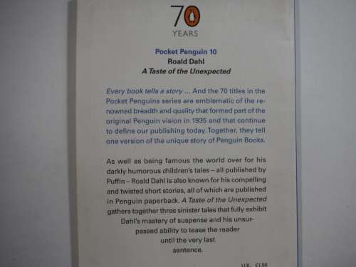 A Taste Of The Unexpected - Softcover - Roald Dahl