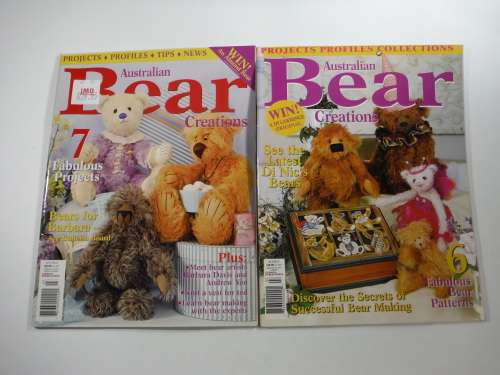 A Lot of 4 Australian  Bear Creations Magazines (SOFTCOVER)
