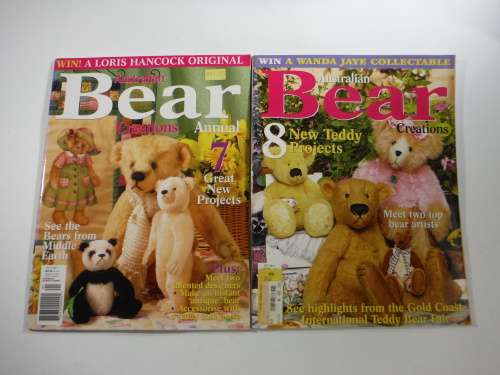 A Lot of 4 Australian  Bear Creations Magazines (SOFTCOVER)